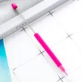 Pink telescopic pointer pen, retractable teacher pointer stick with bright color design. - Rose Red