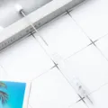 DIY perlenfexe Mechanischer Bleistift mit klarem Glitzergehäuse und langem Metallstab - Weiß / 0.5mm