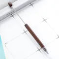 Brown creative telescopic pen multifunction metal pointer pen student stationery supply - Coffee
