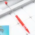 DIY Perlen mechanischer Bleistift mit 0.5mm Mine, süße Schreibwaren für Schüler. - Rot / 0.5mm