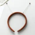 Brauner plüschiger Antennen Haarreif DIY süßes Haaraccessoire für Feiertags Party Karneval Kostüm - Kaffeebraun