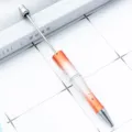 Verloop kralen balpen met metalen staaf DIY handwerk kantoor briefpapier schrijven - Gradiënt oranje rood