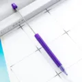 Stylo pointeur télescopique violet avec tige en métal et capuchon pour l'école et le bureau. - Violet fluorescent