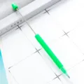 Stylo perle DIY vert outil de bricolage avec tige métallique et pointe pour art et journal. - Vert Fluorescent