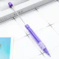 DIY Perlen mechanischer Bleistift 0.5mm Miene lila Kunststoff Schüler Schreibwaren Stift - Lila / 0.5mm