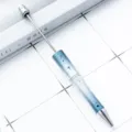 Blauwe DIY kralenbalpen met metalen staaf voor kralen en een soepele schrijftip voor knutselen. - Gradiënt Blauw
