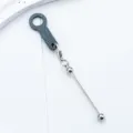 DIY glitzer Acryl Strohhalm Anhänger Zubehör für 8mm bis 10mm Becher Dekoration Teile. - Schwarz (Glitzer)
