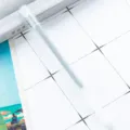 Transparent gel pen creative stationery cute pastel highlighter for DIY photo album journaling - Silver