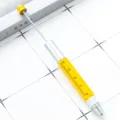 Multifunctional metal diy beadable tool pen with ruler in yellow color style sku item - Candy Yellow