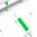 Multi-functional metal tool pen green beading pen with scale ruler, ideal for DIY crafts. - Candy Green
