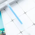 Transparent gel pen for journaling and writing, blue ink smooth writing stationery item. - Dark Blue