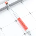 Multi-functional metal tool pen with scale ruler, ideal for DIY beading crafts and daily writing. - Candy Watermelon Red