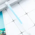Bolígrafo de gel transparente para estudiantes resaltador pastel bolígrafo de colores para diario. - Azul claro