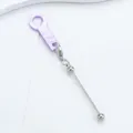 DIY ακρυλικό κρεμαστό καλαμάκι διακοσμητικό μωβ χάντρες αξεσουάρ ποτηριού tumbler 8mm 10mm - Μωβ ζαχαρωτό (Σχέδιο με υφή)