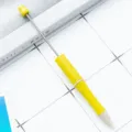DIY beaded pen wheat straw ballpoint pen creative colorful beadable pen for crafts - Wheat Straw Yellow