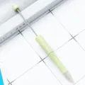 DIY eco-friendly beadable pen wheat straw creative multi-color beaded ballpoint pen variant - Wheat Straw Beige