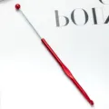 Crochet en aluminium rouge 2.0mm tête simple aiguille à tricoter pour loisirs créatifs DIY - 5mm / Rouge