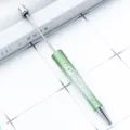 Creatieve kleurverlloop groene kralenpen met metalen accenten voor handwerk DIY. - Gradiënt Lichtgroen