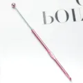 Crochet simple en métal rose pour travaux de tricot DIY et outils de pull en laine. - 4mm / Rose