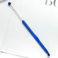 Crochet en aluminium bleu à une extrémité 0.8mm outil d'artisanat DIY pour tricoter - 6mm / Bleu foncé