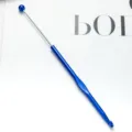 Crochet en métal bleu tête simple 2.0mm outil de tricot fait main bricolage accessorio - 5mm / Bleu foncé