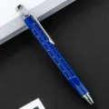 Blue multi-function tool pen with ruler, screwdriver, and bottle opener in durable metal. - Bullet Tip 1.0 / Blue