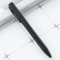 Mat Zwarte Metalen Balpen, Draaimechanisme, Luxe Cadeau Pen Kantoor Kantoorbenodigdheden - Kogelpunt 1.0 / Zwart