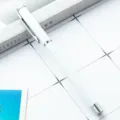 Λευκό μεταλλικό στυλό roller κομψό επαγγελματικό δώρο στυλό υπογραφής με ασημί κλιπ. - Λευκό