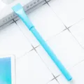 Umweltfreundlicher blauer Papierkugelschreiber, glattes Schreiben, leichtes Schulbüro. - Blau