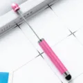 Δημιουργικό στυλό οθόνης αφής DIY πολυλειτουργικό στυλό μπάλας διαφημιστικό δώρο. - Ανοιχτό Μοβ