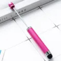 DIY στυλό αφής με ροζ σώμα, πολυλειτουργικό δημιουργικό στυλό αφής για όμορφα δώρα. - Σκούρο Τριανταφυλλί