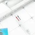 DIY 4-color beadable ballpoint pen with white plastic body and metal rod for custom beads. - White