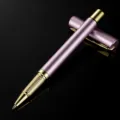 Elegantes rosa und goldenes Business Gelstift für Büro und Schule, edles Schreibwaren Geschenk. - Rosa (Goldene Teile)