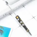 DIY beadable ballpoint pen with graduation theme print and metal tip for students. - Graduation Season No. 5