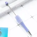 DIY στυλό με χάντρες μωβ στρας στυλό διαρκείας δημιουργικά σχολικά είδη γραφείου αξεσουάρ - Macaron σκούρο μπλε (στυλ ζάχαρης)