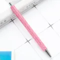 Rosa Glitzer Kugelschreiber, stilvoller Bürobedarf und Metall Schreibstift für Studenten. - Rosa (Silberne Teile)