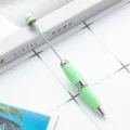 Πράσινο στυλό διαρκείας DIY με χάντρες, μεταλλική περιστρεφόμενη παραλλαγή σώματος στυλό. - Πράσινο Καραμέλα