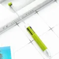 Bolígrafo de cuentas de 4 colores DIY, bolígrafo retráctil multicolor creativo verde. - Verde Matcha