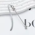 DIY metal bookmark rod blank for beading handmade crafts creative stationery gift accessory - Electroplated Silver