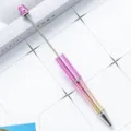 DIY μεταλλικό στυλό χαντρών σε ροζ απόχρωση με περιστροφικό σχεδιασμό για χειροτεχνίες. - Ροζ Διαβαθμισμένο