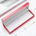 Boîte cadeau rabattable rouge emballage stylo d'affaires étui stylo papier carton gros - Petite Boîte Plate / Rouge