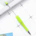 Green DIY beadable ballpoint pen, plastic student creative handmade craft pen variant. - New Green