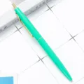 Groene inklikbare balpen met gouden clip eenvoudige stijl plastic voor school kantoor - Groen