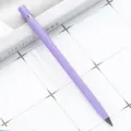 Purple inkless eternal pencil, limitless writing graphite pencil with clear cap for students. - Candy Purple