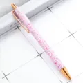 Stylo bille en métal rose à motif de nuages et cœurs avec clip or rose pour bureau. - Rose - Cœur style A