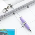 Δημιουργικό DIY Στυλό με Χάντρες Καραμέλα Χρώμα Μίνι Μεταλλικό Στυλό με Μπρελόκ - Μοβ ζαχαρωτό (στυλ μπρελόκ)