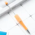 DIY πορτοκαλί στυλό με χάντρες στραζ, δημιουργικό λαμπερό κρυστάλλινο στυλό γραφής. - Νέο πορτοκαλί (στυλ ζάχαρης)