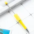 Κίτρινο στυλό με χάντρες στραζ DIY, λαμπερό στυλό διαρκείας κρυστάλλων για δημιουργικά έργα. - Νέο κίτρινο λεμόνι (στυλ ζάχαρης)