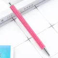 Rosa Glitzer Kugelschreiber einziehbar Metall Stift Büro Schule Briefpapier Schreiben. - Pfirsichrosa (Silberteile)