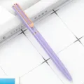 Stylo bille en métal couleur bonbon avec mécanisme rotatif lavande papeterie bureau - Violet Bonbon
